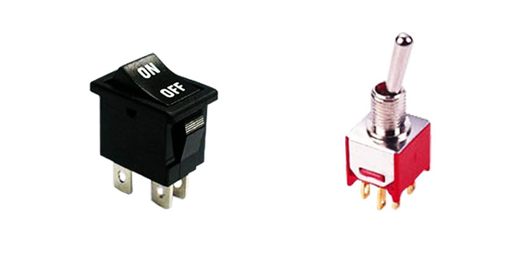 rocker vs toggle switches, rjs electronics ltd