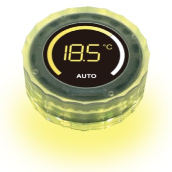 RJS-SDE-3 programmable navigation switch, rotary encoder, push button switch, switch with illumination, LCD display, CAN BUS communication, LED switches, panel mount, momentary push button switch, RJS Electronics Ltd