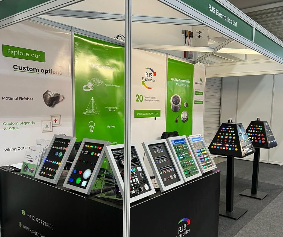 Southern Manufacturing and Engineering exhibition stand, RJS Electronics Ltd