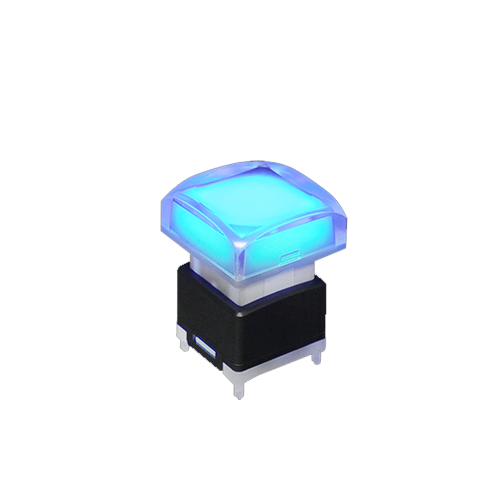 spg 1/2 series square cap - push button switch, LED Switches, LED Illumination options, LED Switches, LED Illumination options, RJS Electronics Ltd