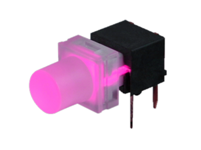 SPJ Through Hole tactile push button led illuminated switch, led switches, rjs electronics ltd