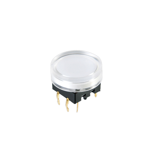 spl15 push button switch, with led illumination, clear cap rjs electronics